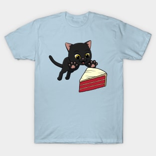 Bombay Cat excited to eat Red Velvet Cake T-Shirt